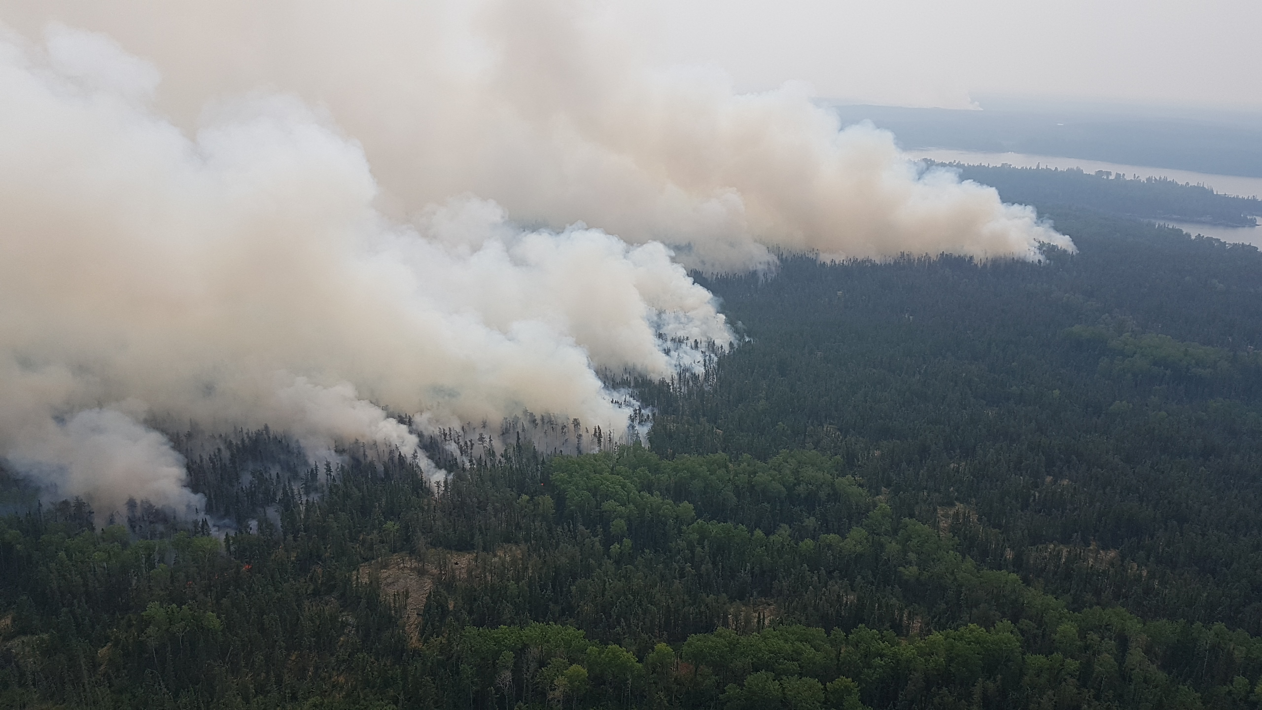 August 4 Kenora 51 4.25x bigger than Winnipeg, nine fires discovered